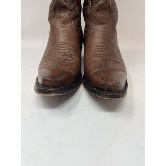 JB Dillon Reserve Men\'s Brown Leather Western Cowboy Boots JBR 2300 Size 8 B